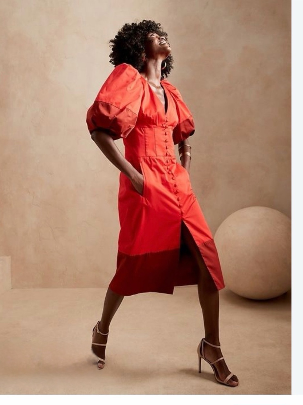 BANANA REPUBLIC X HARBISON PIONEER DRESS